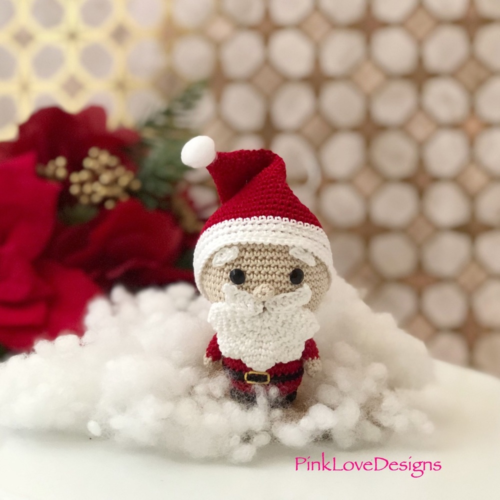 Santa christmas ornament